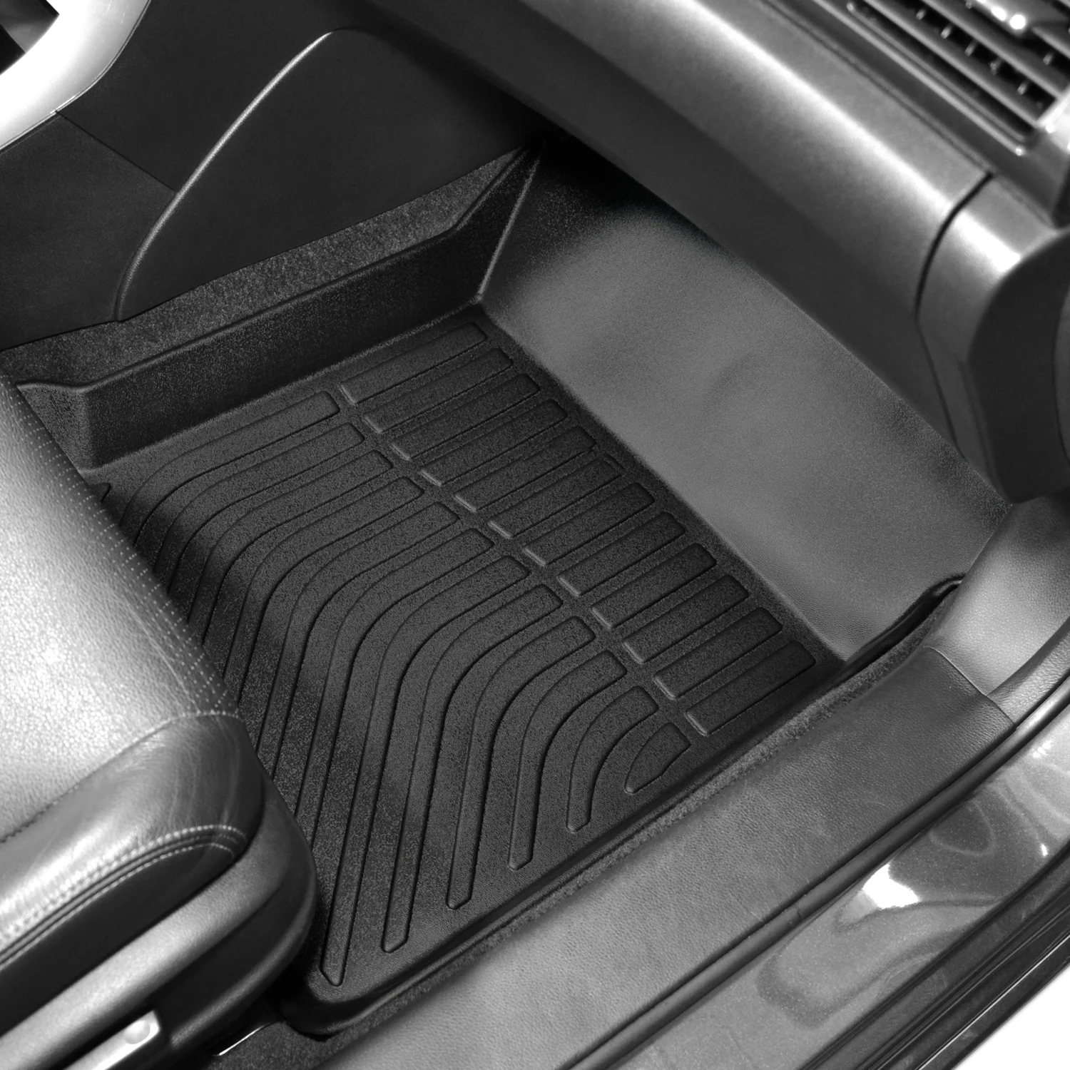 Findway F100 3D Car Floor Mat / Liner (1st Row & 2nd Row) for 2013-2017 Honda Accord Sedan - 26080N - Image 3